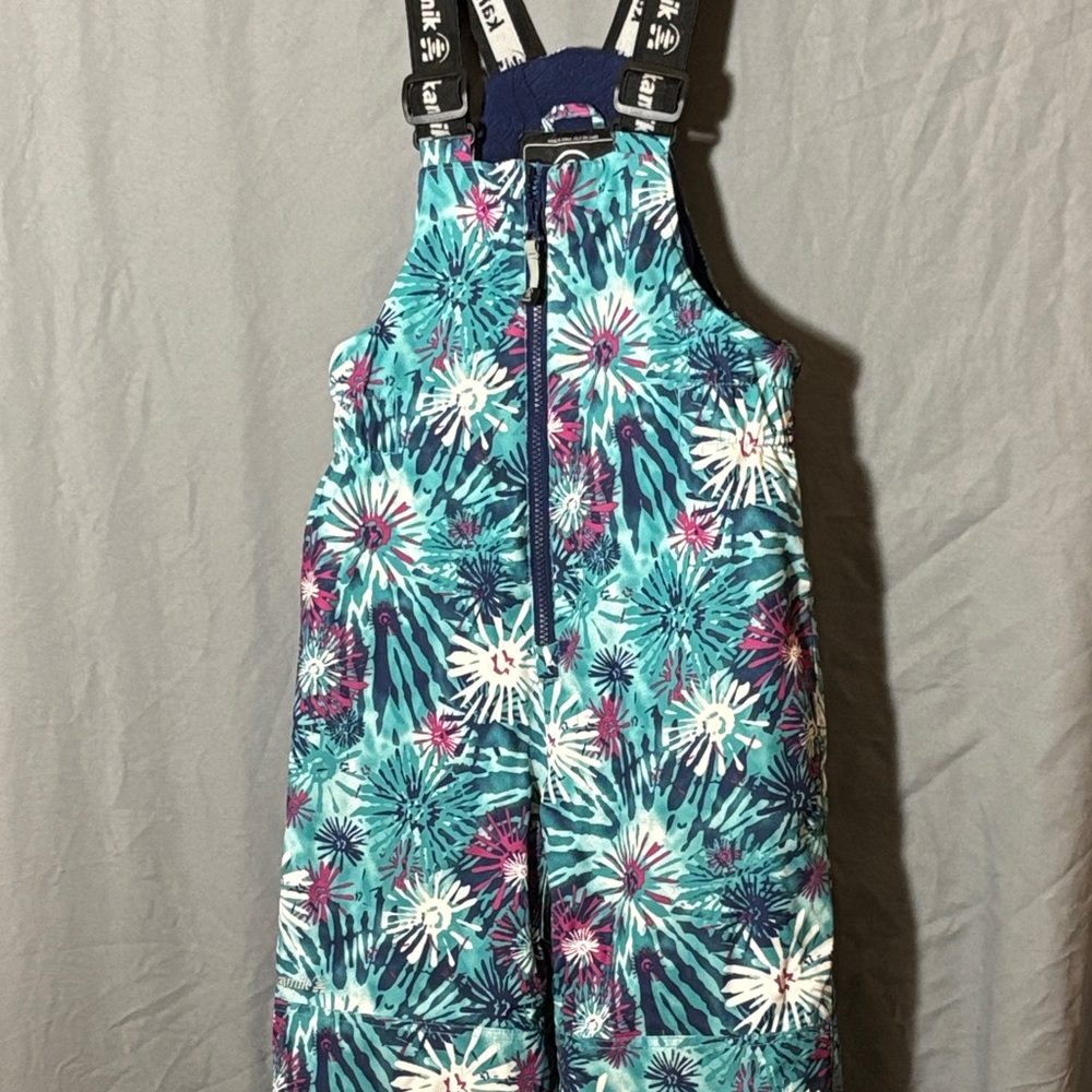 Floral Patterned snow bib/pants